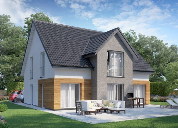 Visualisierung des Concept Haus Musterhauses CH 160.
