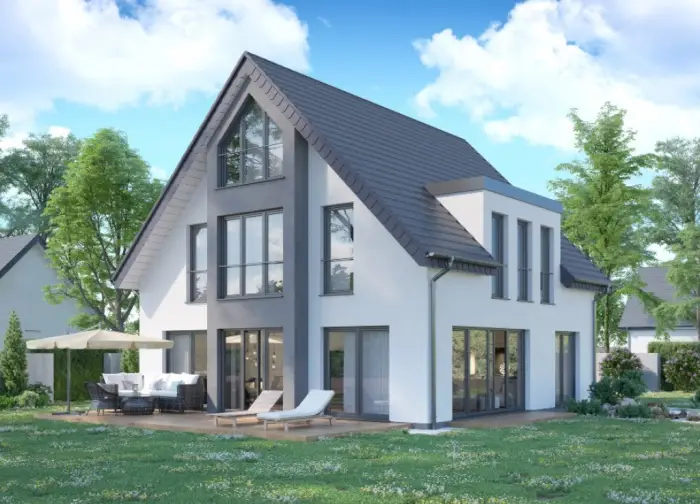 Visualisierung des Concept Haus Musterhauses CH 180.
