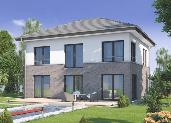 Visualisierung des Concept Haus Musterhauses CH 510.